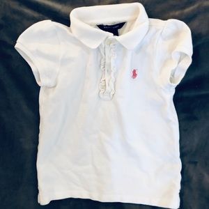 EUC GIRLS POLO RALPH LAUREN SHIRT